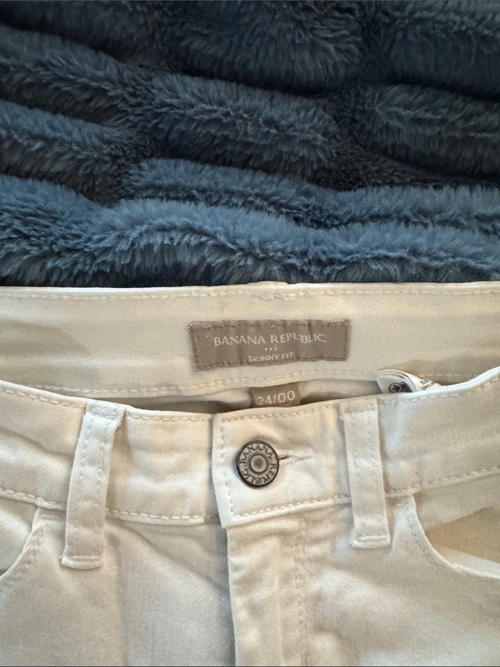 Banana Republic Cream Skinny Fit Women's Jeans